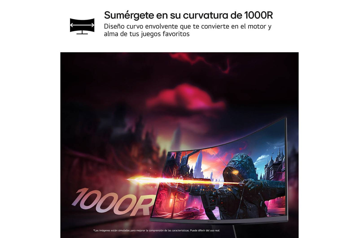 Monitores LG 27GS60QC - Vista 2