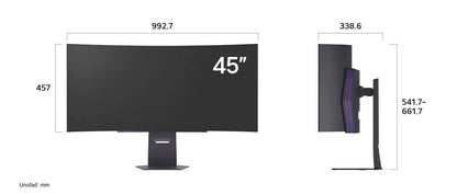 Monitores LG 45GX90SA - Vista 4