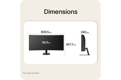 Monitores LG 34U601-B UW - Vista 3