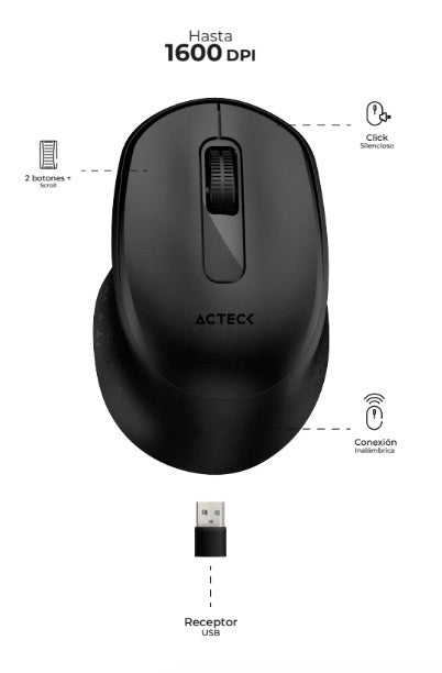 Mouse ACTECK ERGO MI470 - Vista 2