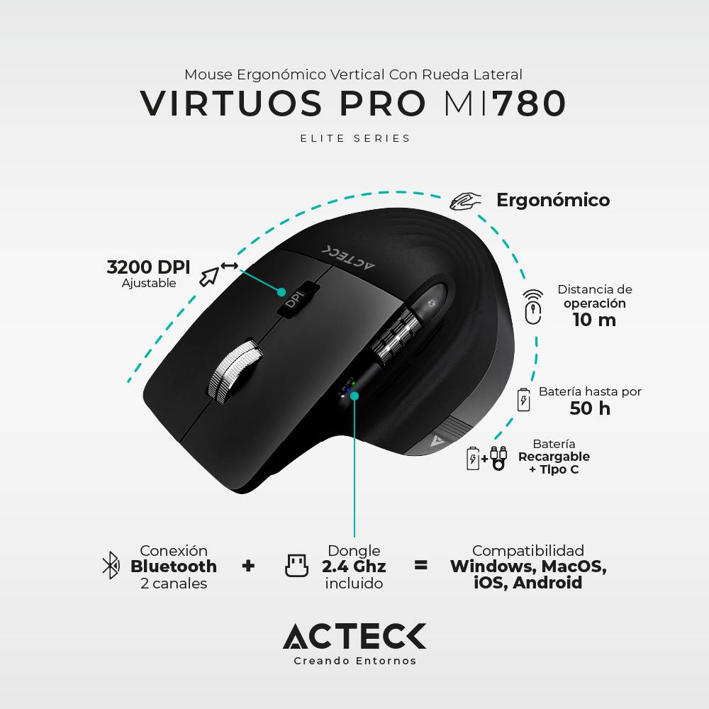 Mouse ACTECK MI780 - Vista 3