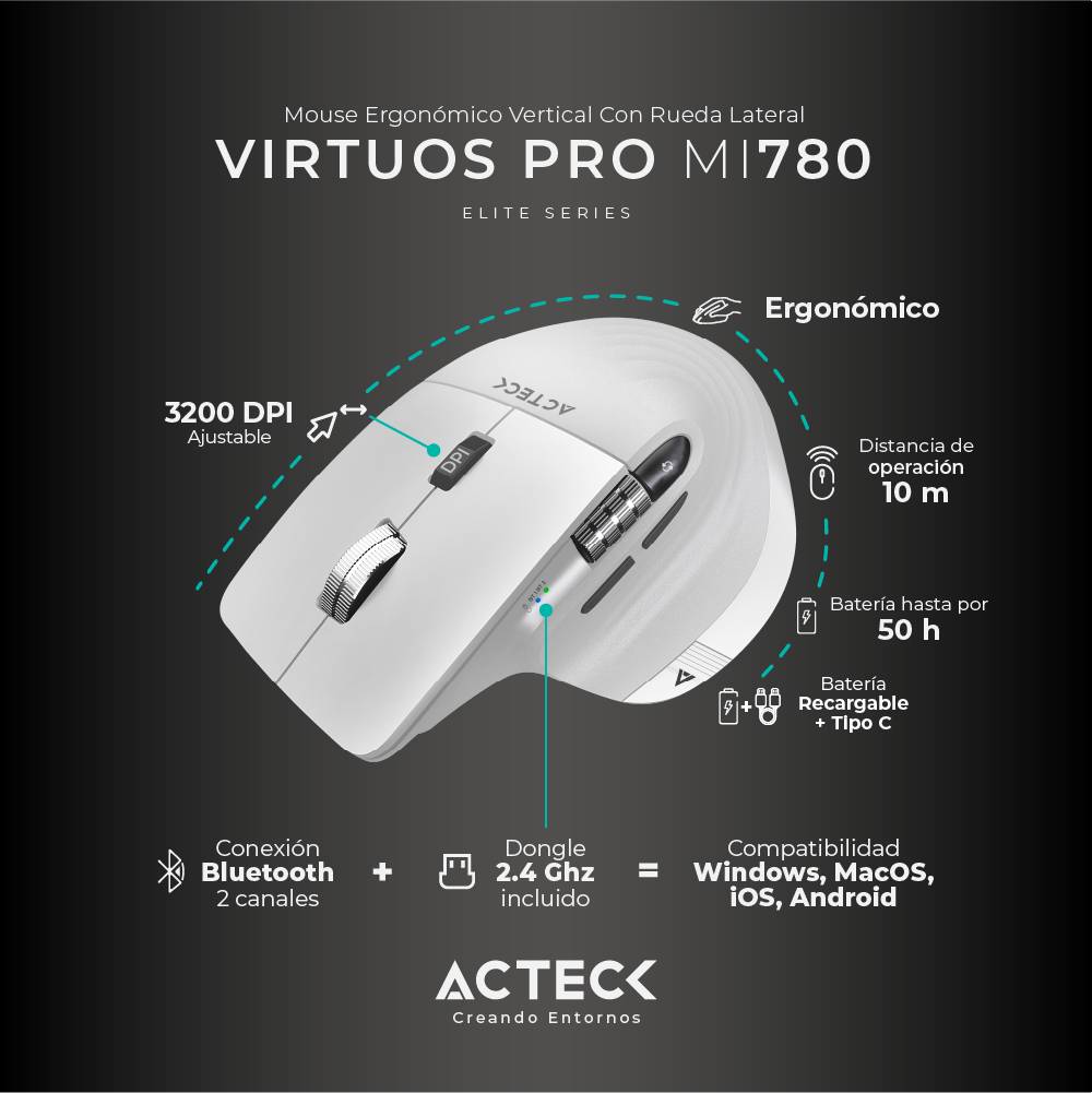 Mouse ACTECK MI780 - Vista 3
