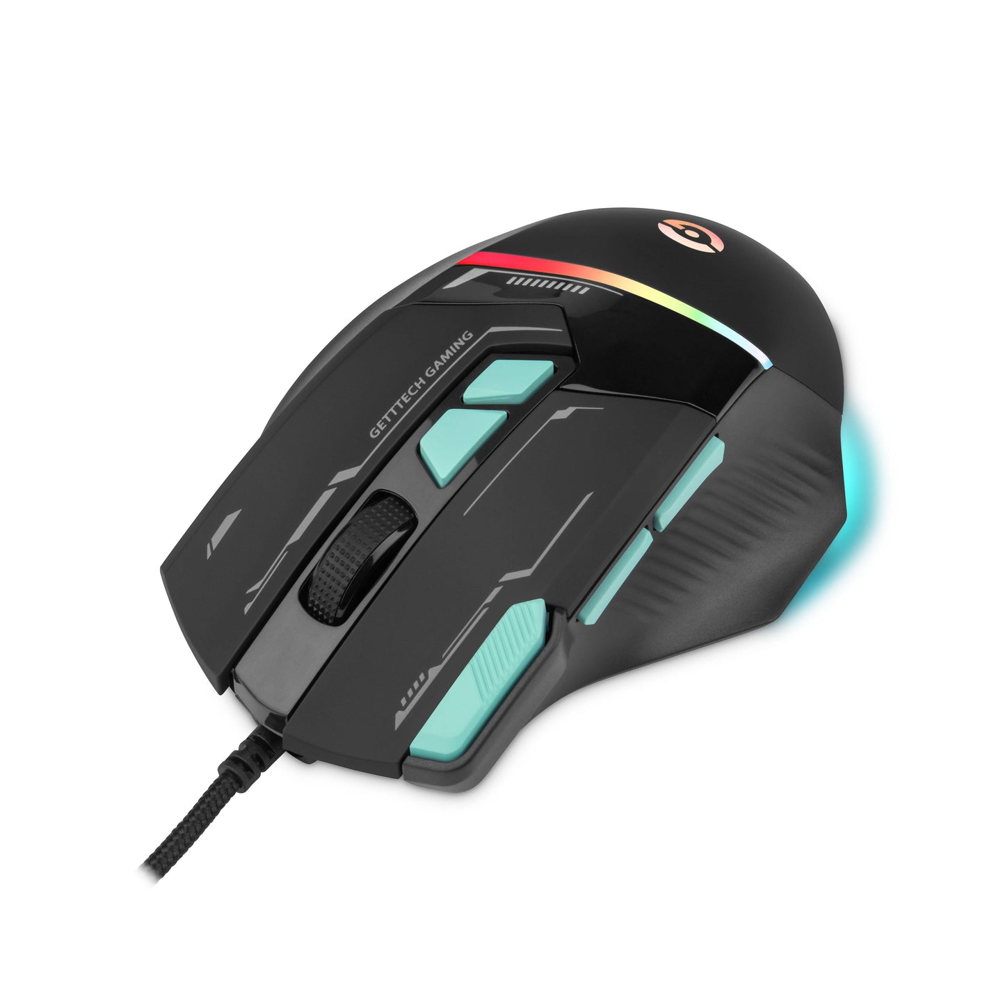 Mouse GETTTECH GPM-RGBWR-G1-BK - Vista 2