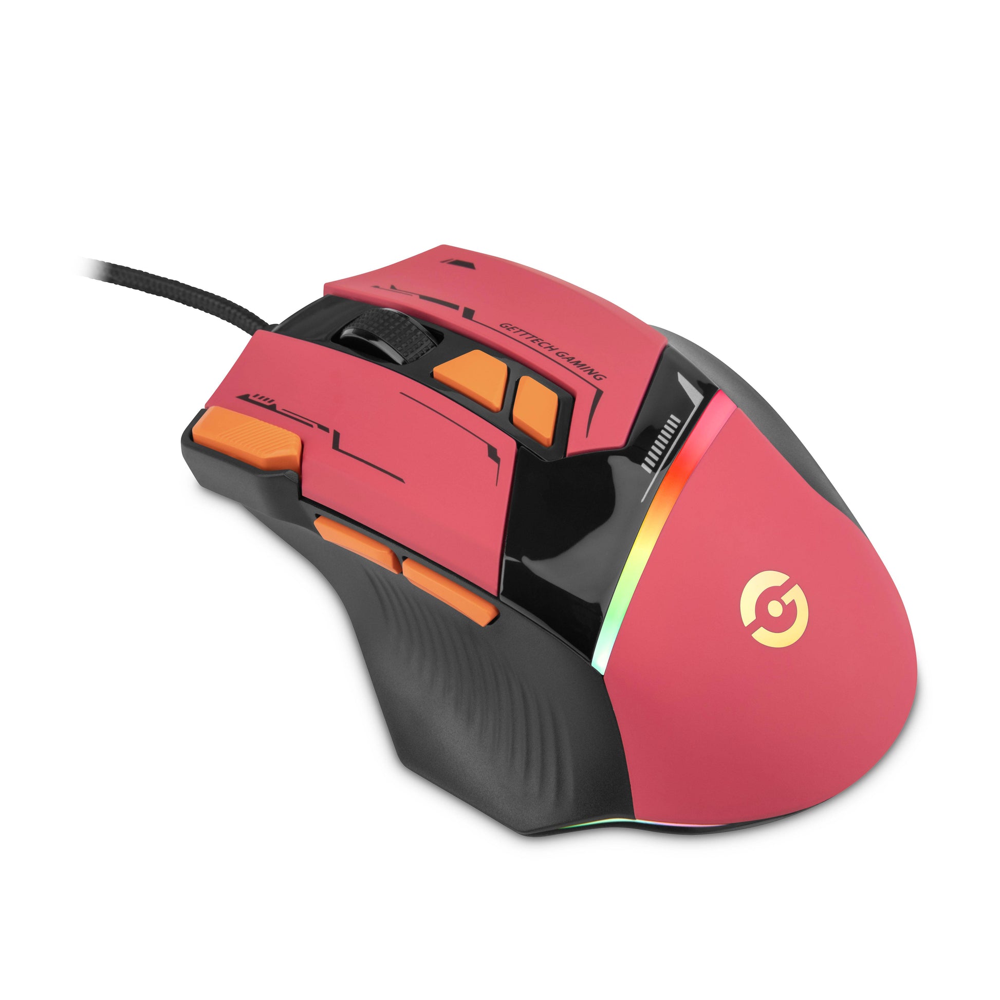 Mouse GETTTECH GPM-RGBWR-G1-RD - Vista 3