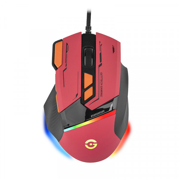 Mouse GETTTECH GPM-RGBWR-G1-RD - Vista 4
