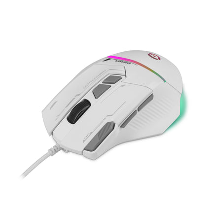 Mouse GETTTECH GPM-RGBWR-G1-WH - Vista 3