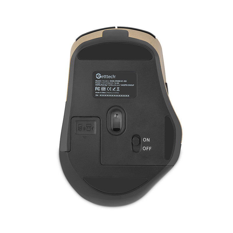 Mouse GETTTECH GGM-STDBW-01-GD - Vista 6