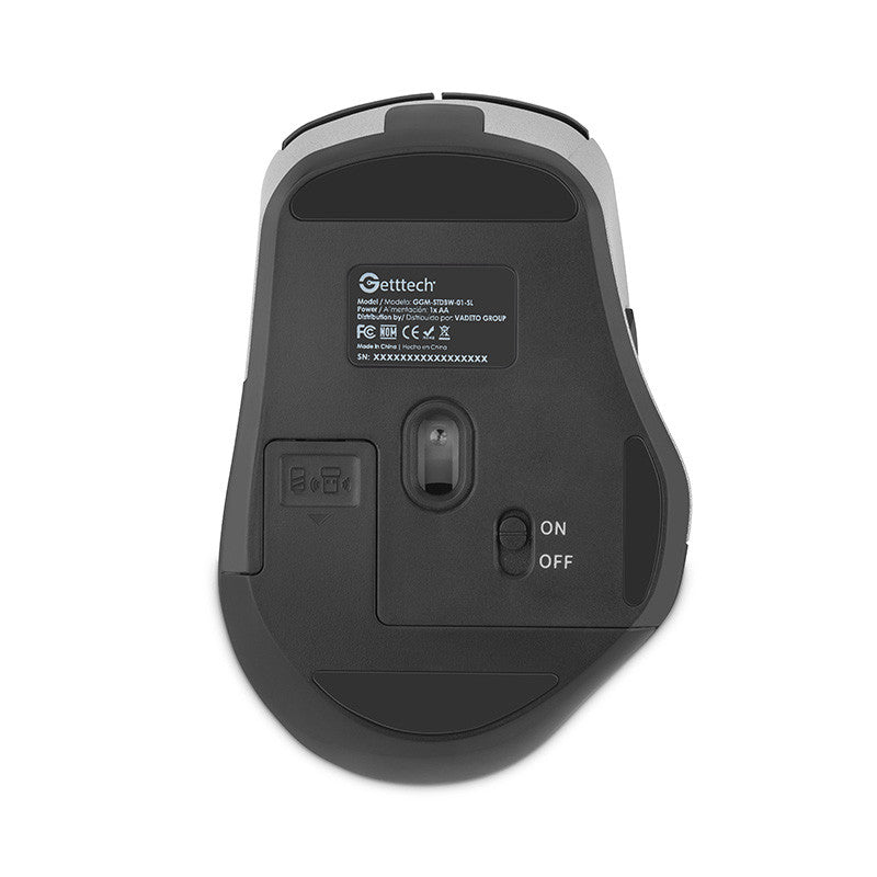 Mouse GETTTECH GGM-STDBW-01-SL - Vista 5