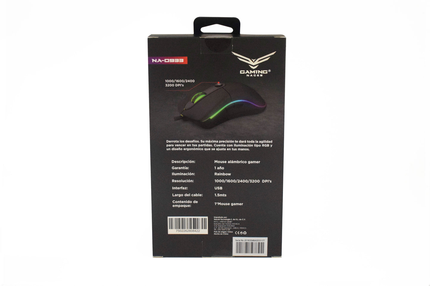 Mouse Gamer Naceb Gaming NA-0933 - Vista 5