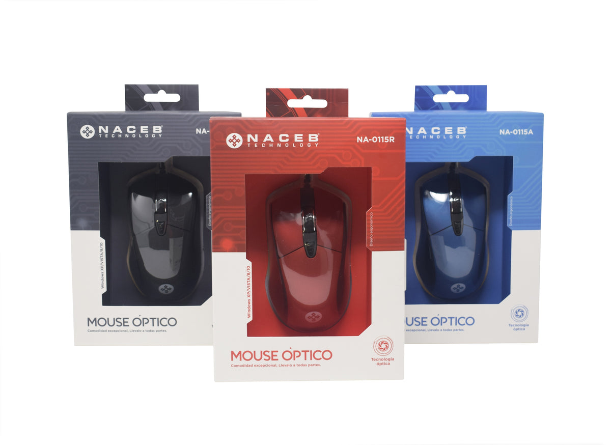 Mouse Naceb Technology NA-0115A - Vista 5