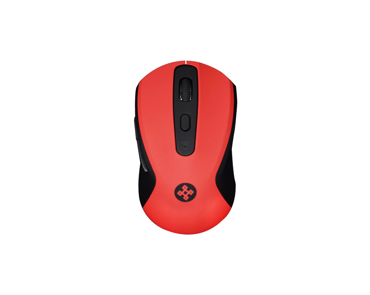 MOUSE INALAMBRICO ROJO Naceb Technology NA-0116R - Vista 2