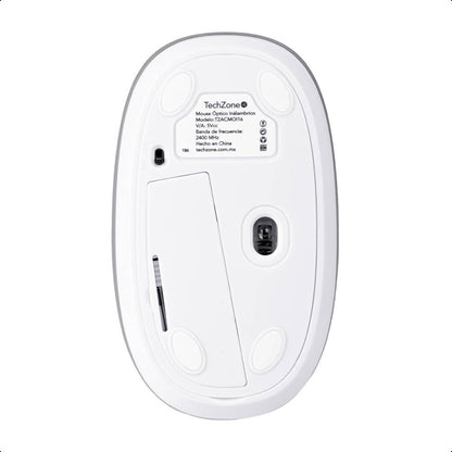 Mouse TECHZONE Jelly-Mate Grey - Vista 3