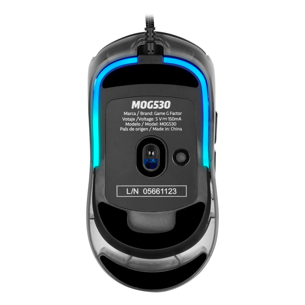 Mouse Gaming GAME FACTOR MOG530-BK - Vista 6