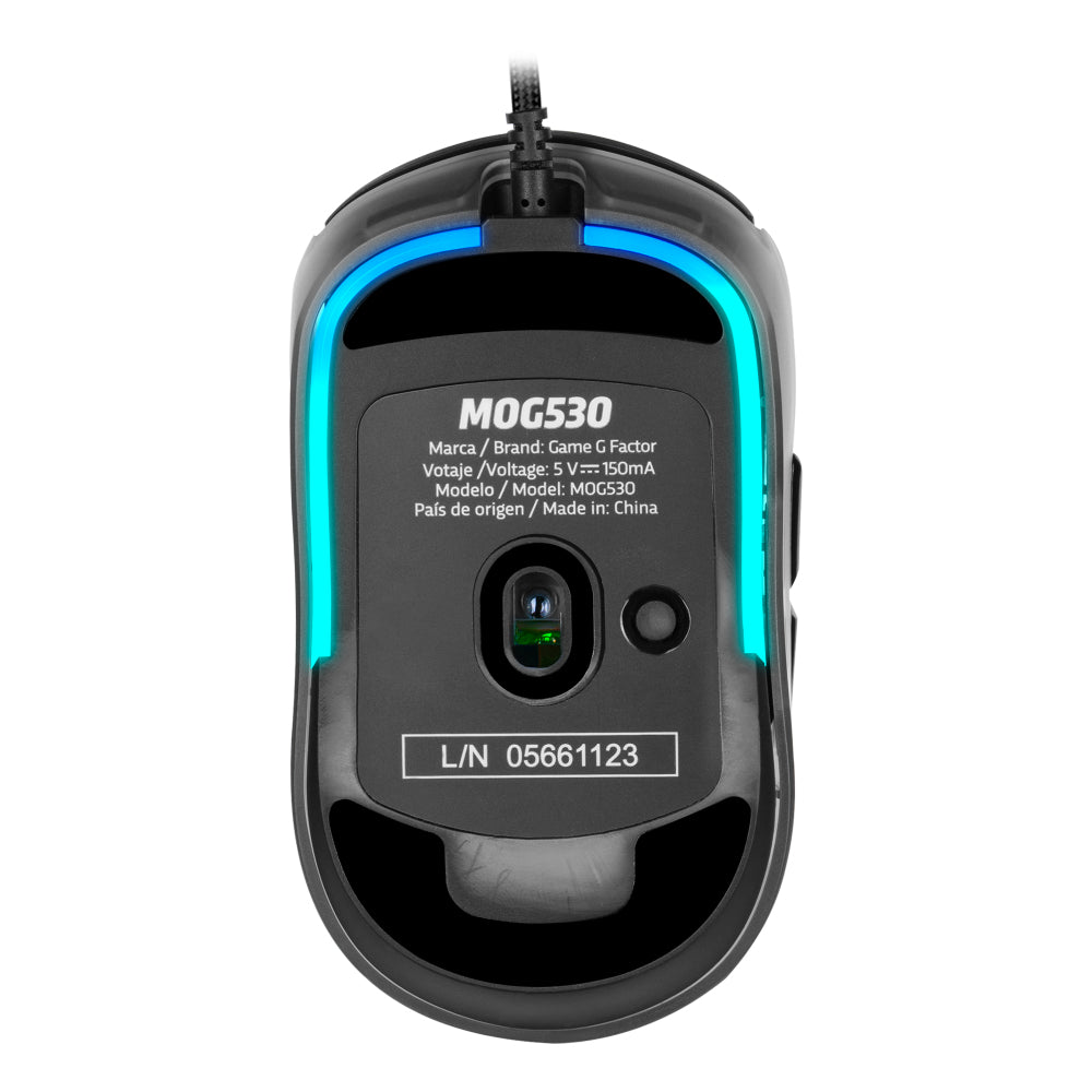 Mouse Gaming GAME FACTOR MOG530-BK - Vista 8