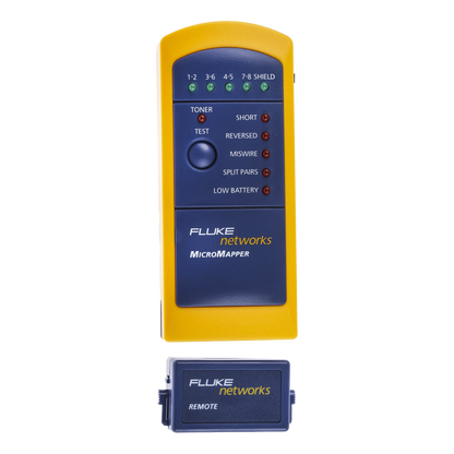 Probador de Mapa de Cableado MicroMapper, para Verificar Rápida y Fácilmente la Integridad del Cableado de Par Trenzado de Ethernet