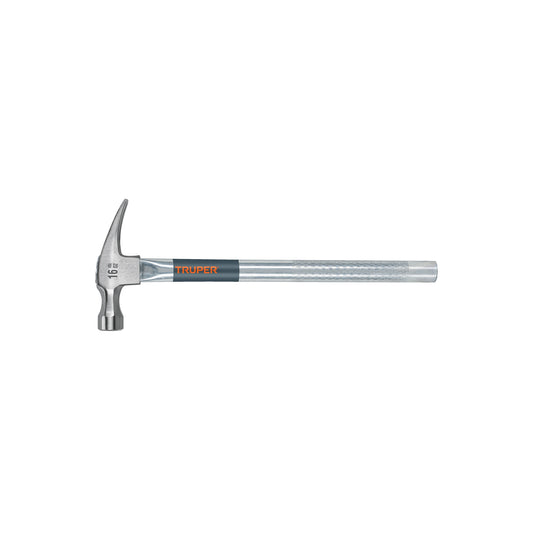Martillo tubular pulido 16 oz uña recta, Truper