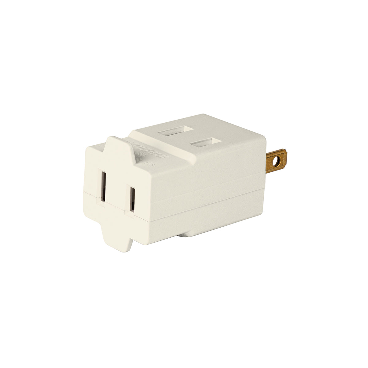 Multicontacto triple, tipo cubo, Volteck