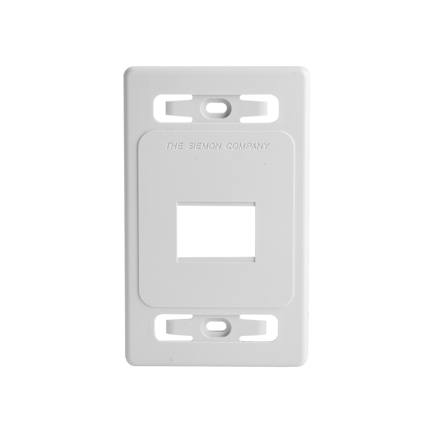 Placa de Pared Modular MAX, de 2 Salidas, Color Blanco, Versi�n Bulk (Sin Empaque Individual)