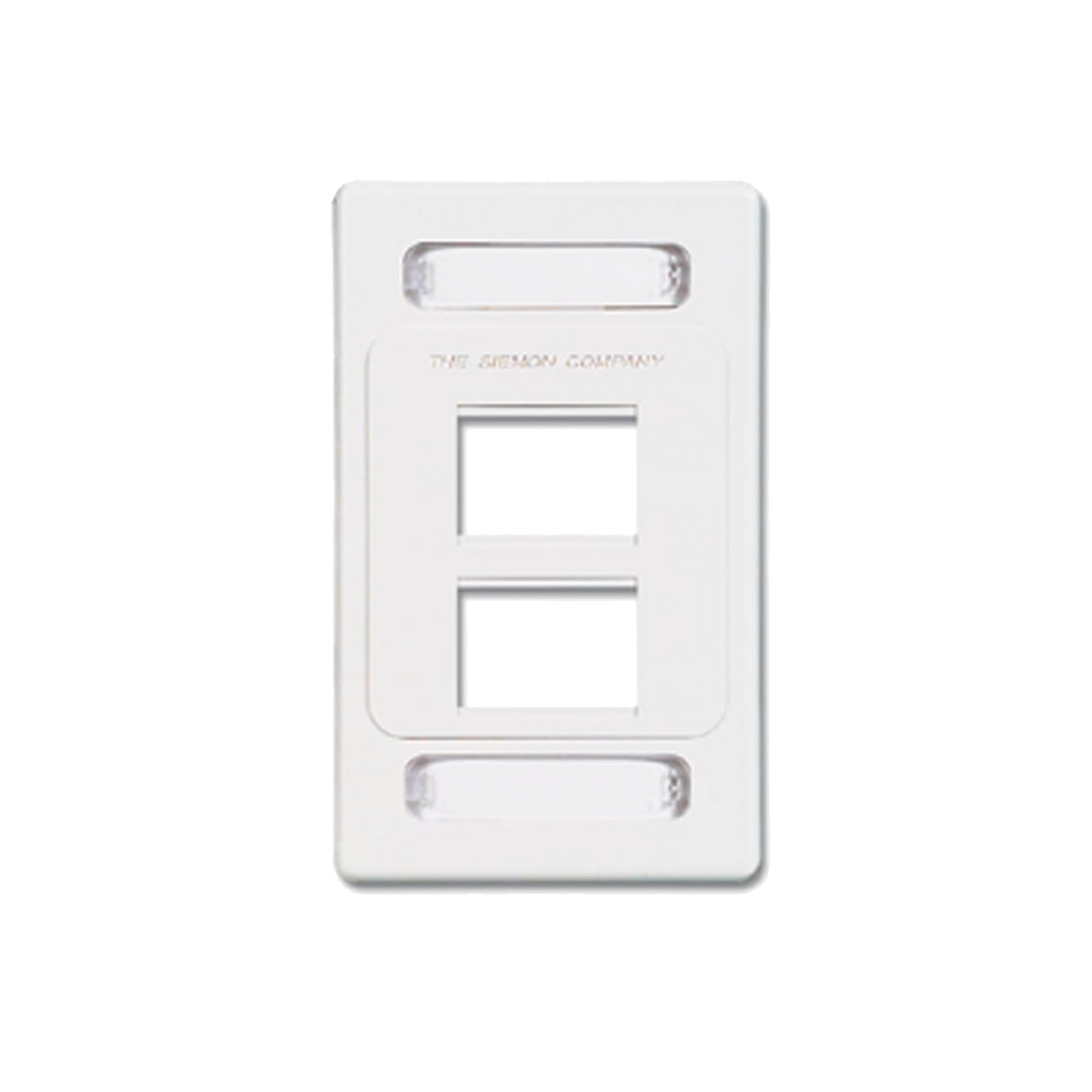 Placa de Pared Modular MAX, de 4 Salidas, Color Blanco
