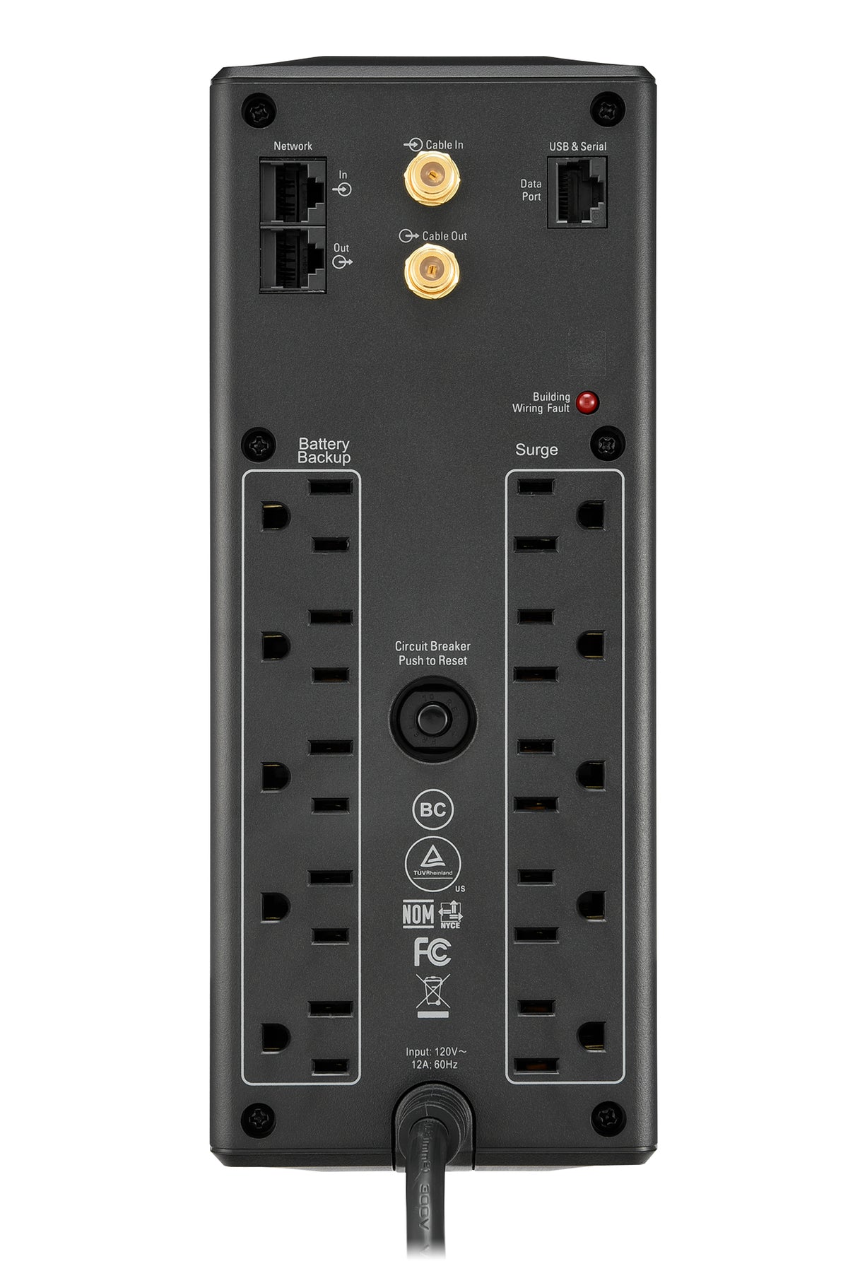 No Break Capacidad 1500 VA, 900 W, 120 V con  APC BX1500M-LM60 - Vista 4