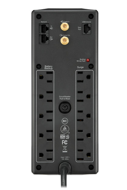 No Break Capacidad 1500 VA, 900 W, 120 V con  APC BX1500M-LM60 - Vista 4