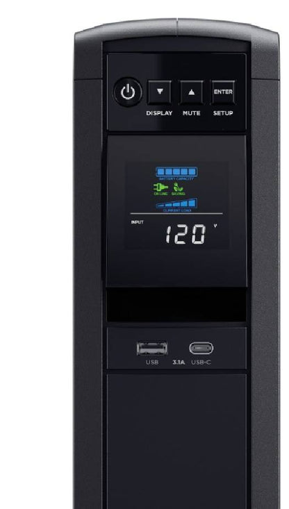 No-Break CyberPower CP1500PFCLCDa - Vista 3