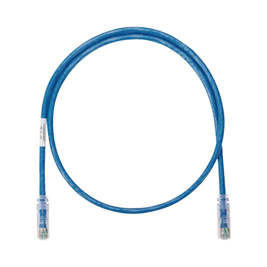 Cable de Parcheo UTP Categor�a 5e, con Plug Modular en Cada Extremo - 0.3 Metros (1 Pie) - Azul