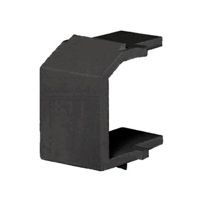 M�dulo de Tapa Ciega (Inserto Ciego), Tipo Keystone, Color Negro, 1 Pieza