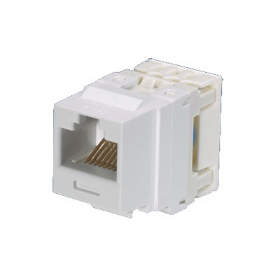 Conector Jack Estilo 110 (de Impacto), Tipo Keystone, Categor�a 6, de 8 Posiciones y 8 Cables, Color Marfil