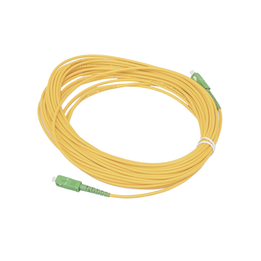 Jumper de Fibra �ptica Simplex, Monomodo, con Conectores SC/APC-SC/APC, 10 Metros (32.81 Pies)