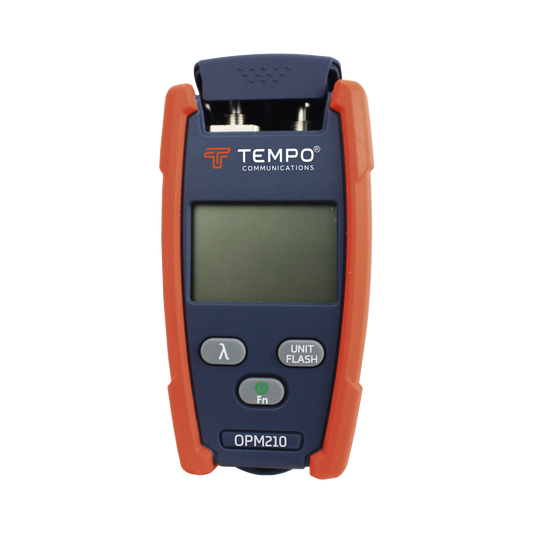 Medidor de Potencia (Micro OPM) para Fibra �ptica con Localizador Visual de Fallos (VFL), Entrada Universal de 2.5 mm (para Conectores SC, ST y FC), Rango de Medici�n de -70 a +10 dBm