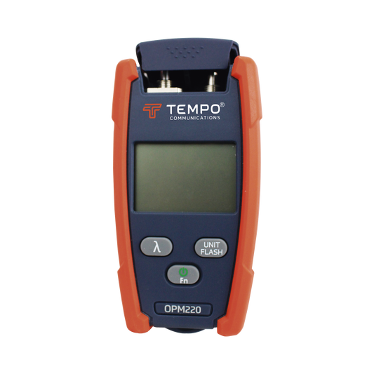 Medidor de Alta Potencia (Micro OPM) para Fibra �ptica con Localizador Visual de Fallos (VFL), Entrada Universal de 2.5 mm (para Conectores SC, ST y FC), Rango de Medici�n: -50 a +26 dBm