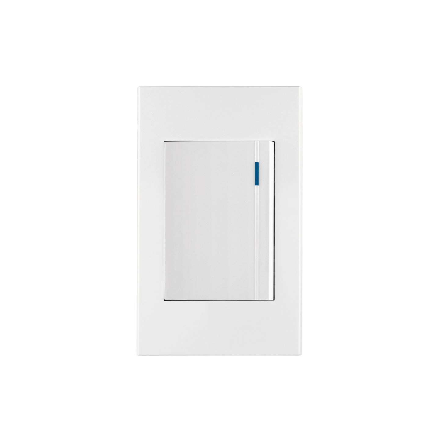 Placa armada 1 interruptor, 3 módulos, Española, blanco