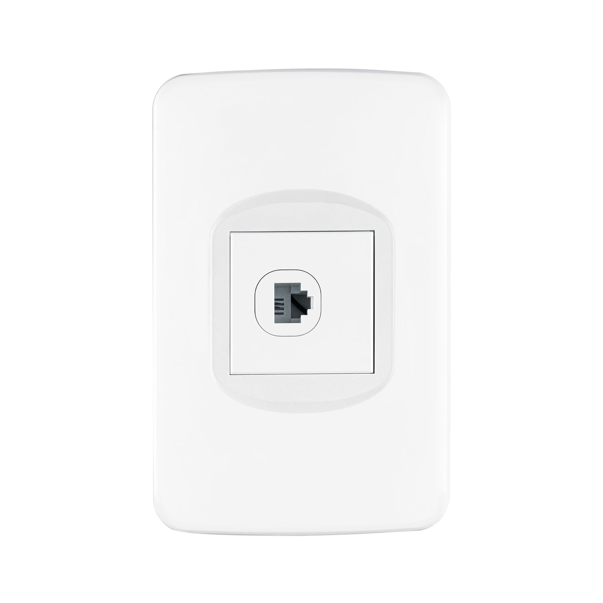 Placa armada 1 toma para teléfono 1.5 módulos, Toledo