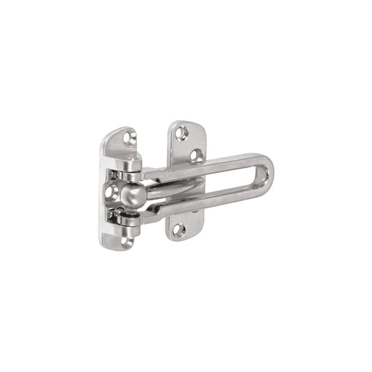 Pasador abatible para puerta, acabado cromo mate, HERMEX