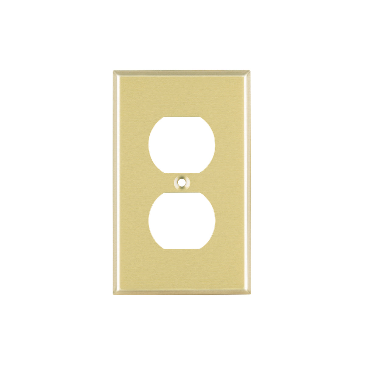 Placa dúplex de aluminio, línea Standard, Volteck
