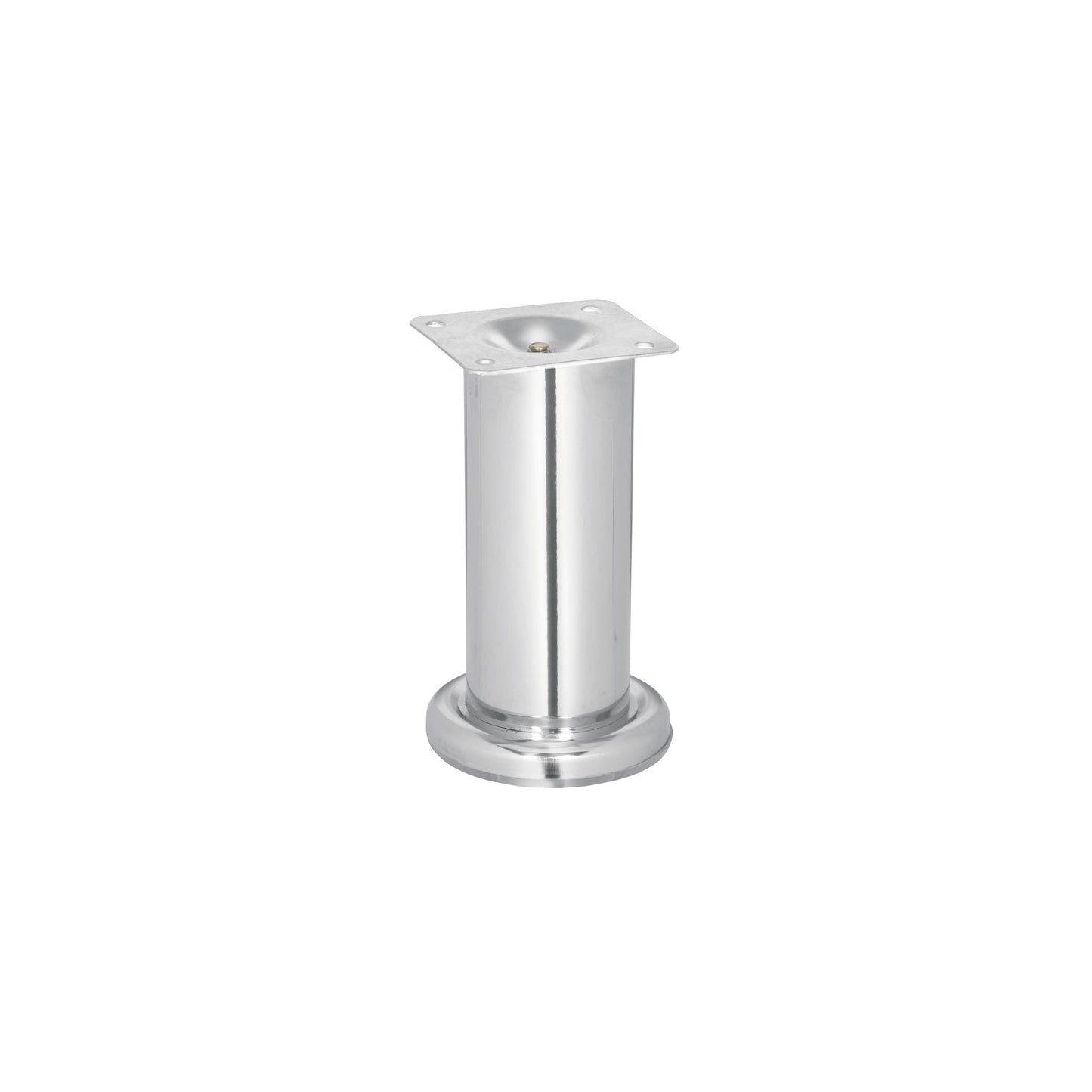 Pata para sofa y mueble, cromo, 120 mm altura, HERMEX