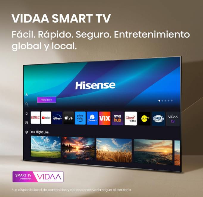 Televisiones Hisense 50A65NV - Vista 3