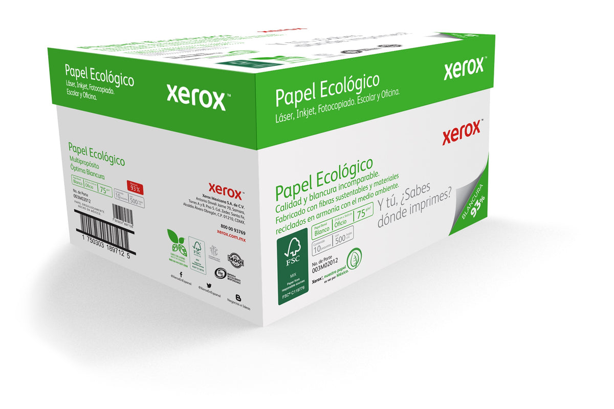 Papel Bond Ecológico Oficio XEROX Ecológico - Vista 3