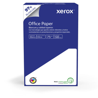 Papel Bond Office Paper Oficio XEROX Azul - Vista 2