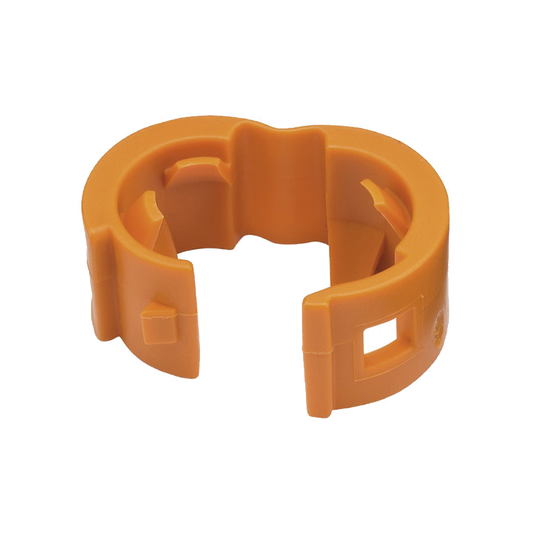 Kit de 25 Clips de Identificaci�n Para Patch Cords, Compatible con Di�metros de 4.7 a 7.8 mm (0.19 a 0.31 Pulgadas), Color Naranja