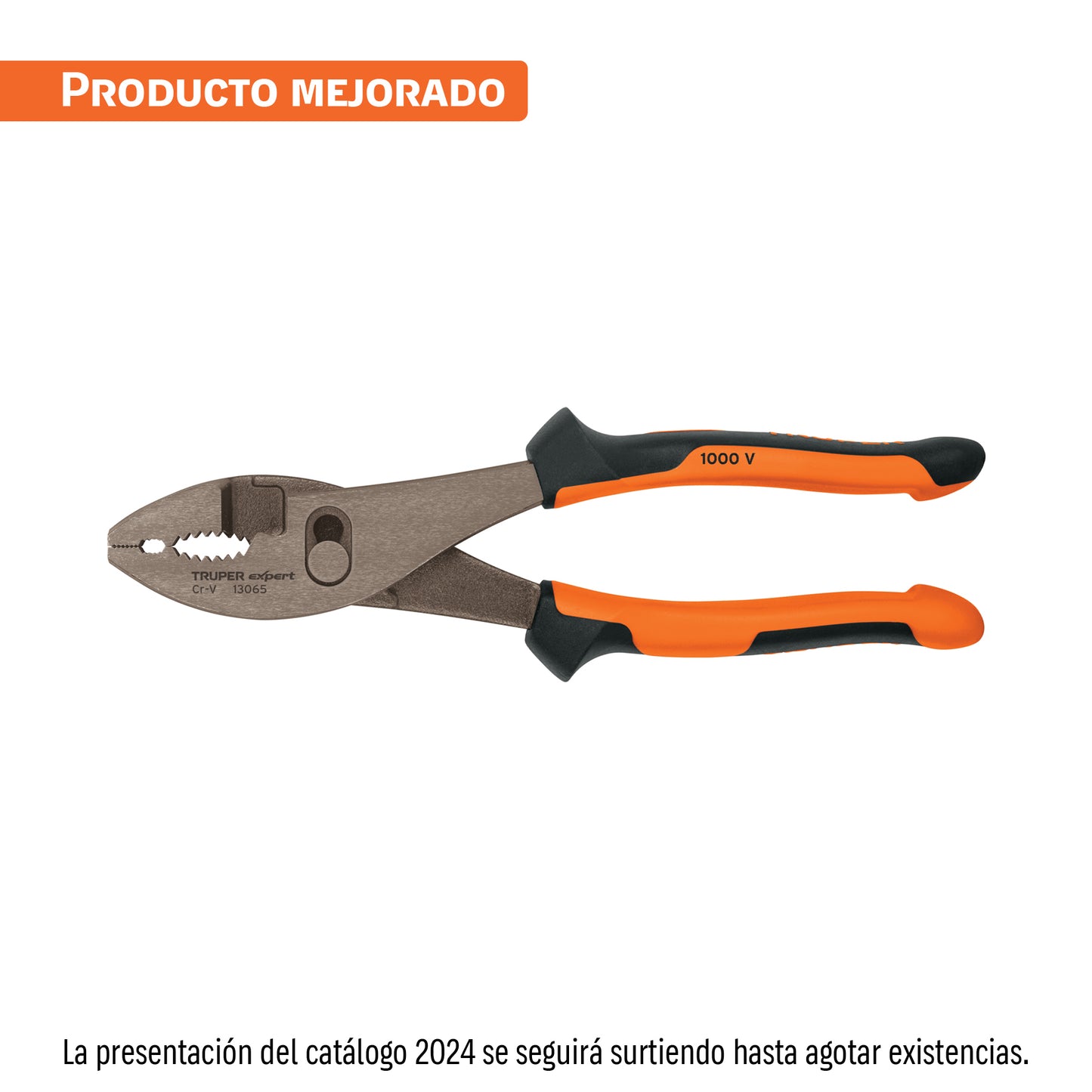 Pinzas de chofer 8' mango Comfort Grip, Truper Expert
