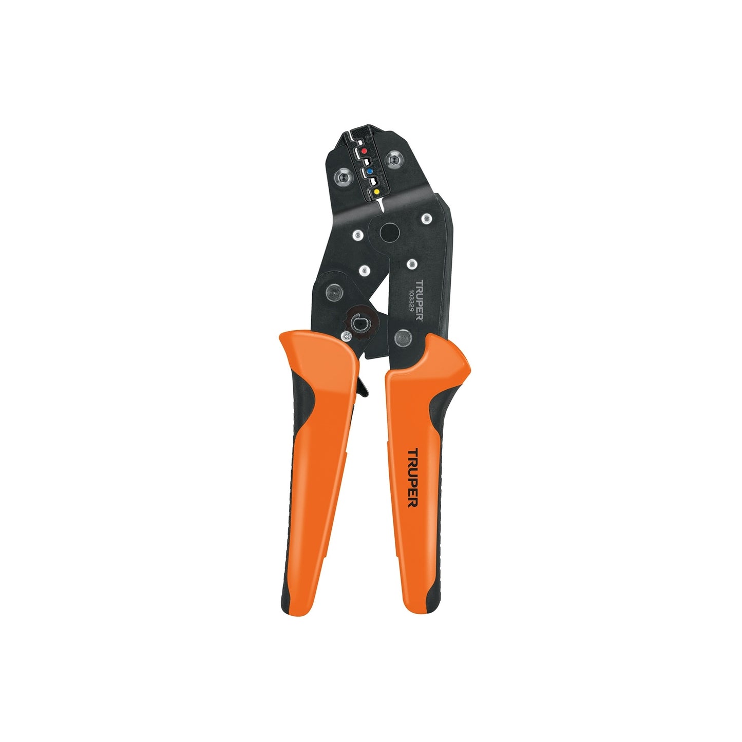 Kit de crimpadora y 500 terminales con aislamiento, Truper