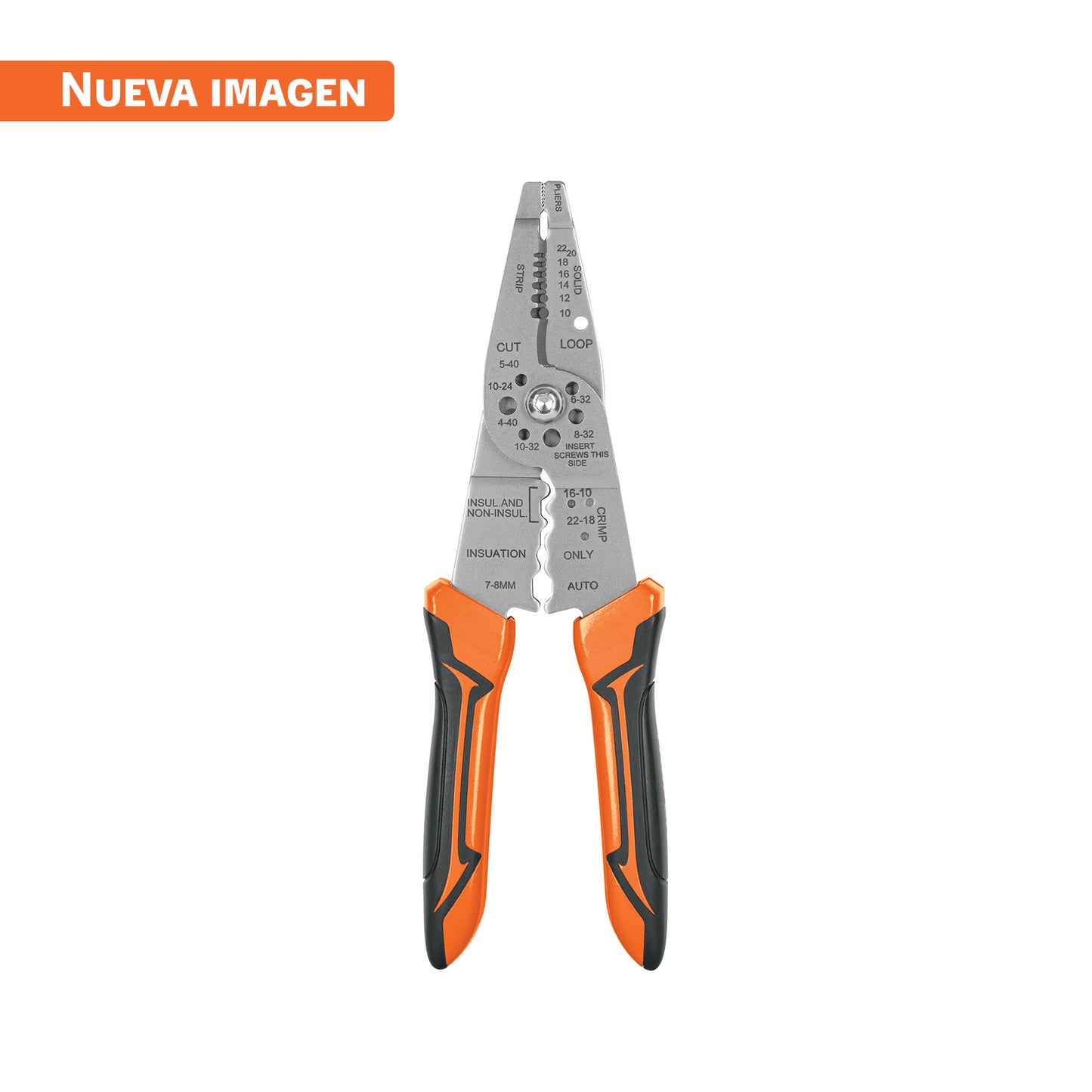 Pinza 8' pela cables, 24 a 12 AWG, TRUPER