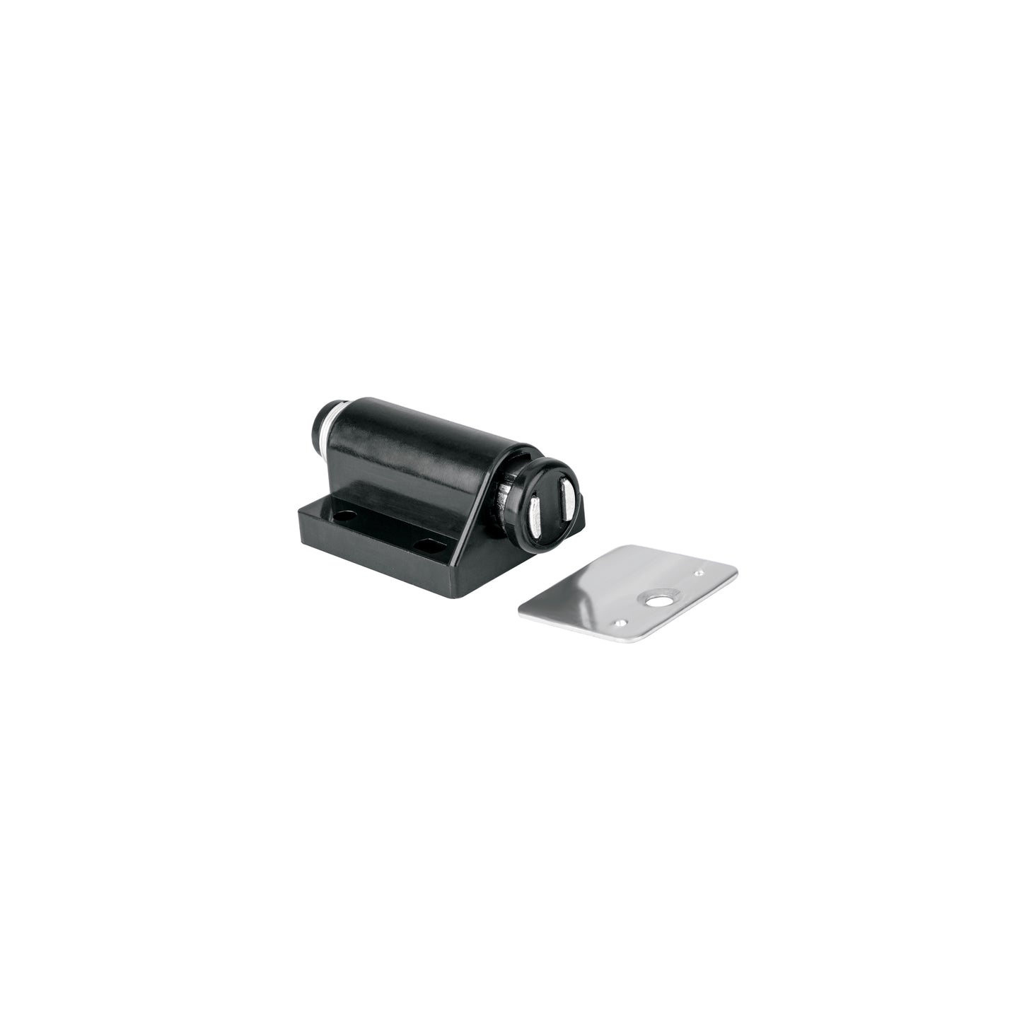 Pistón Magnético para puerta / cajón, negro. HERMEX