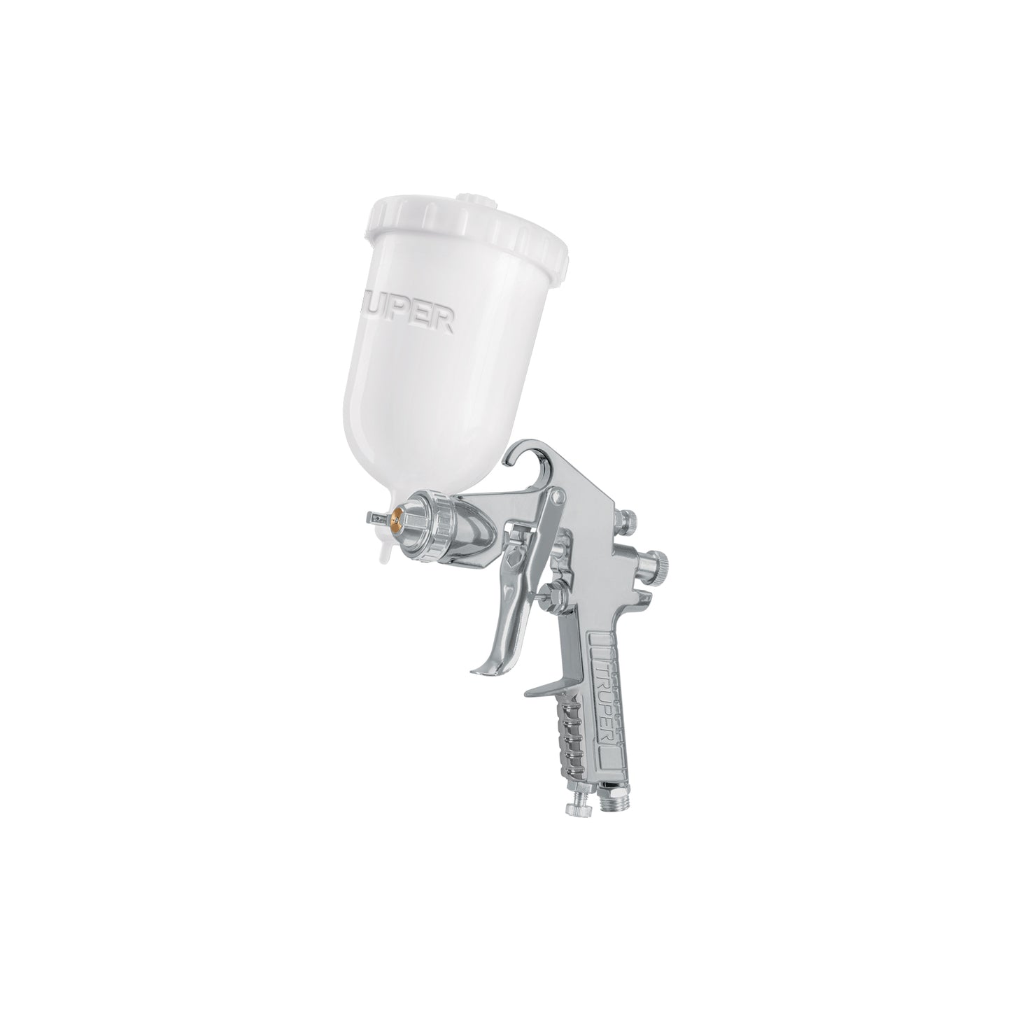 Pistola p/pintar gravedad LVMP vaso plástico, 1.4 mm, Truper