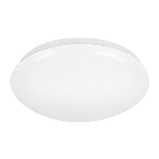 Luminario LED 18W plafón decorativo liso, luz de día, BASIC