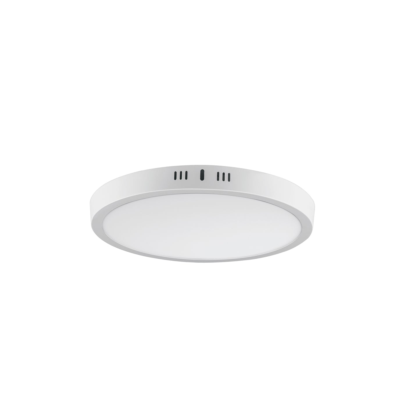 Luminario LED tipo plafón 24 W, redondo, luz de día, blanco