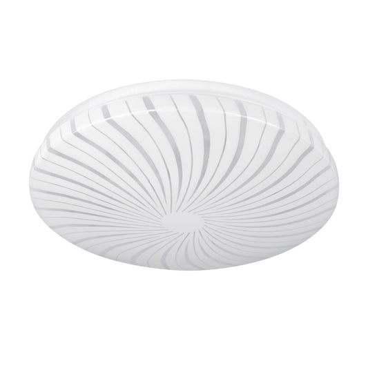 Luminario LED 8W plafón decorativo espiral luz cálida, BASIC