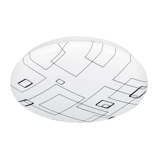 Luminario LED 8W plafón decorativo cuadros luz de día, BASIC